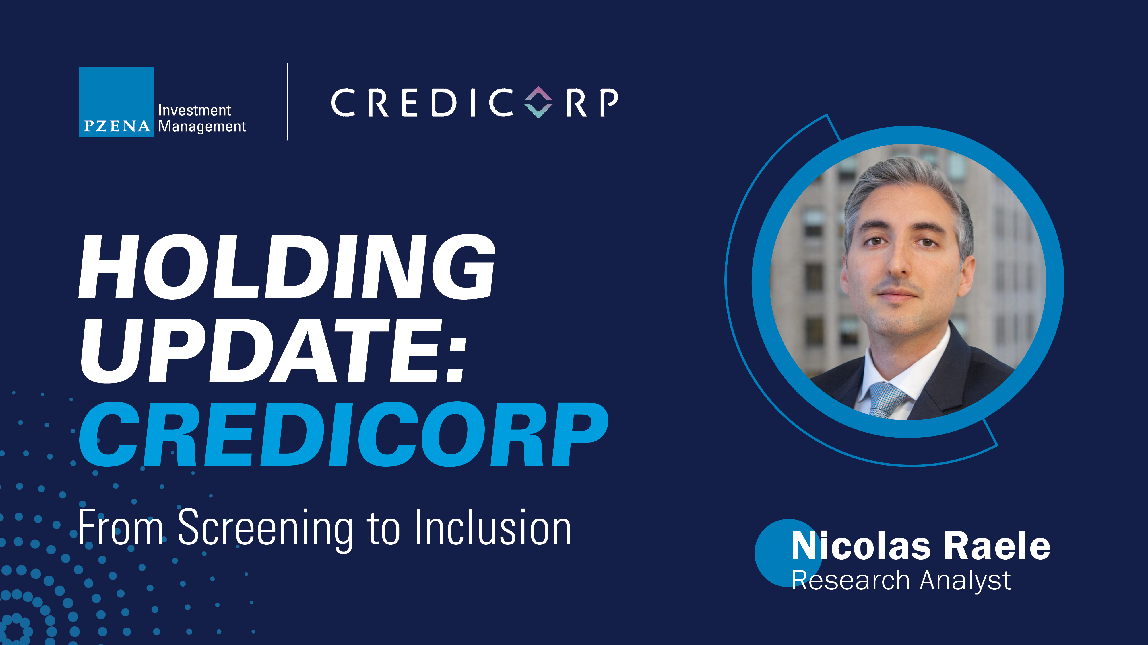 Holding Update: Credicorp